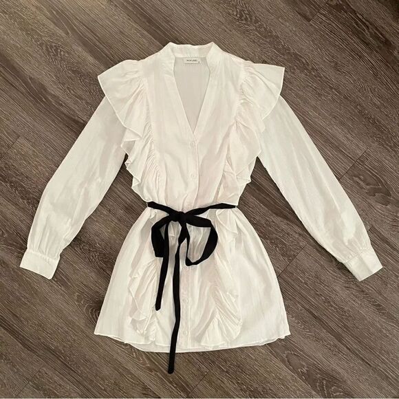 MLM Dresses & Skirts - Mlm Label Miller Ruffle Shirtdress